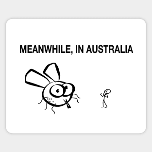 Australian Mosquito Humour Sticker